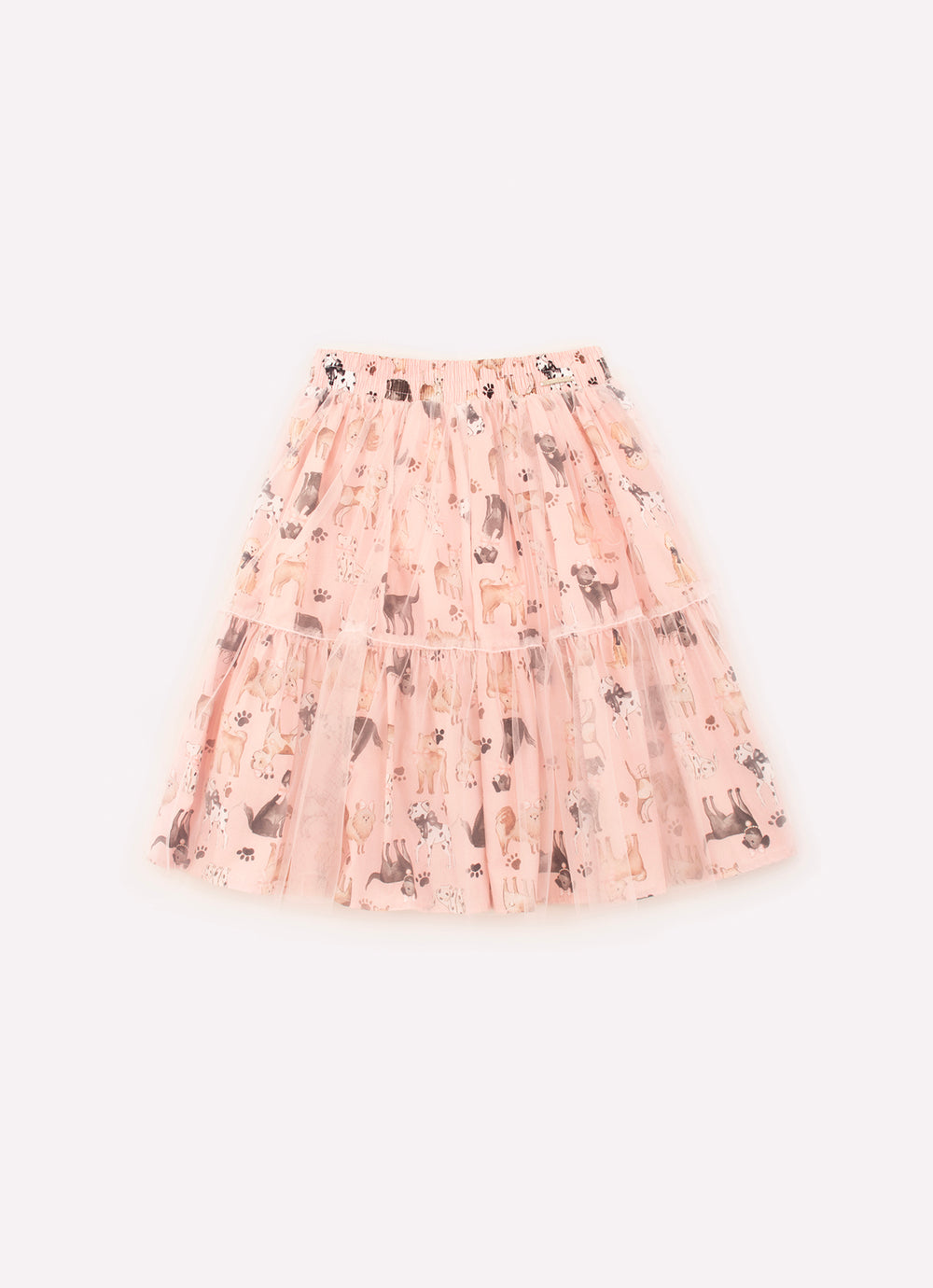 Saia Short Algodão e Tule