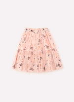 Saia Short Algodão e Tule