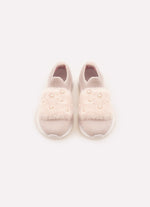 Tênis Knit Pele e Pérolas