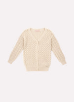 Casaco Tricot Ponto Rendado