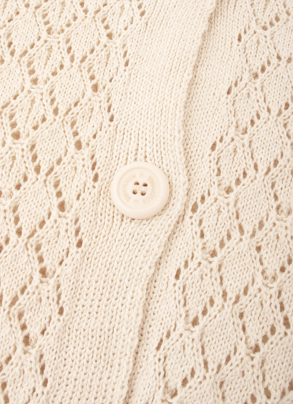 Casaco Tricot Ponto Rendado