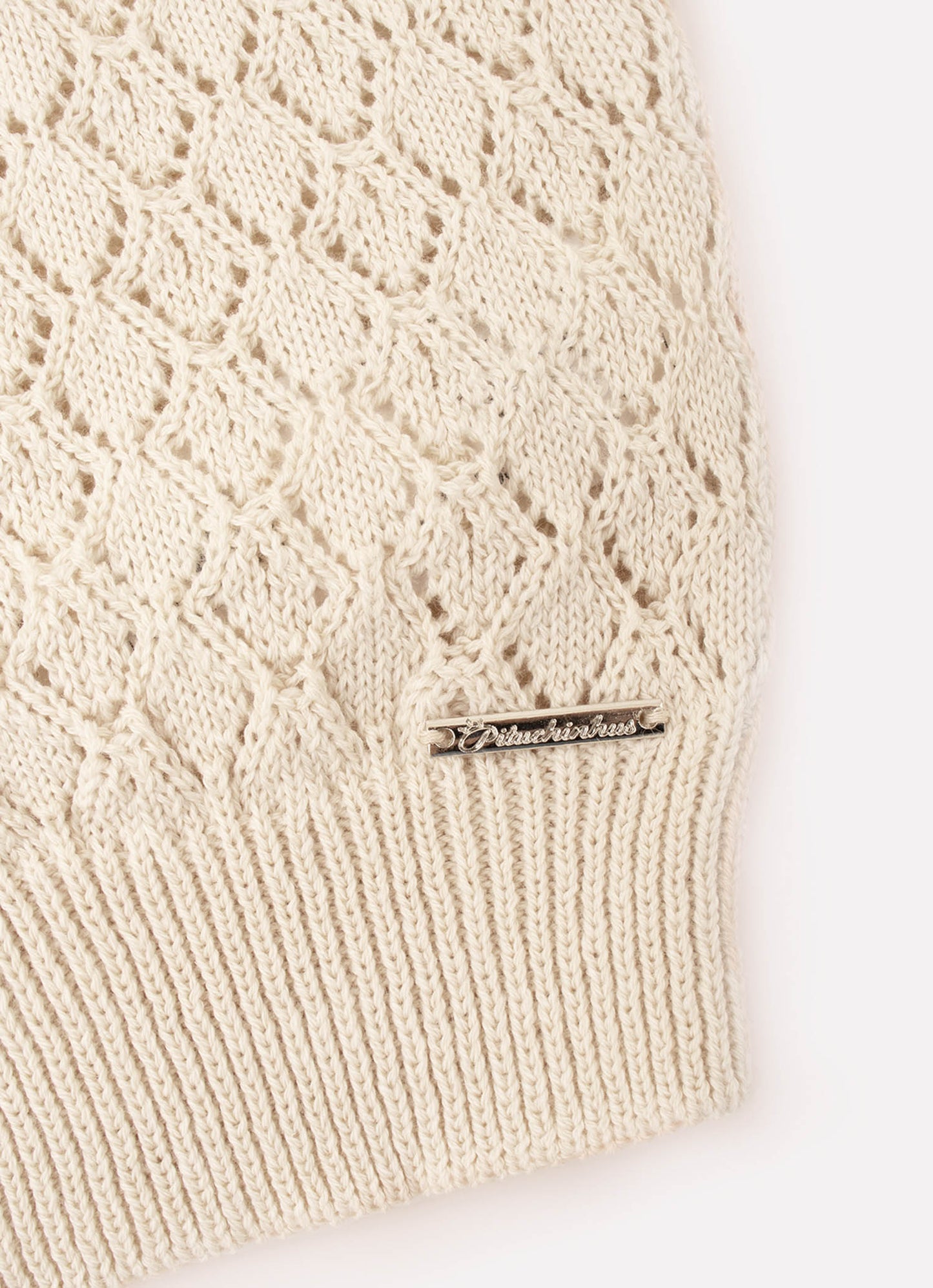 Casaco Tricot Ponto Rendado