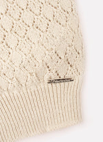 Casaco Tricot Ponto Rendado
