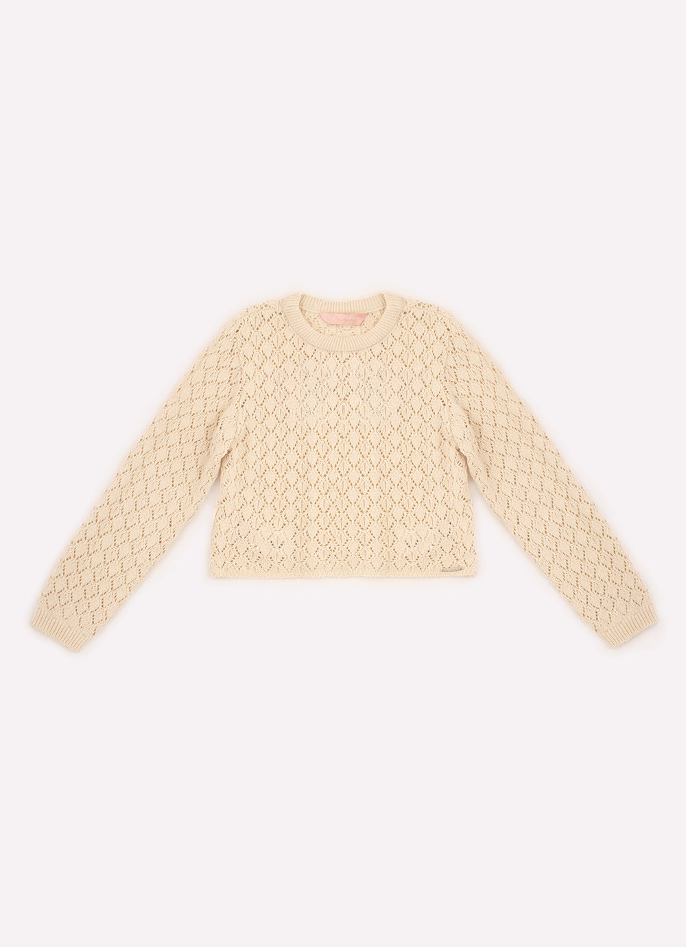 Blusa Tricot Ponto Rendado