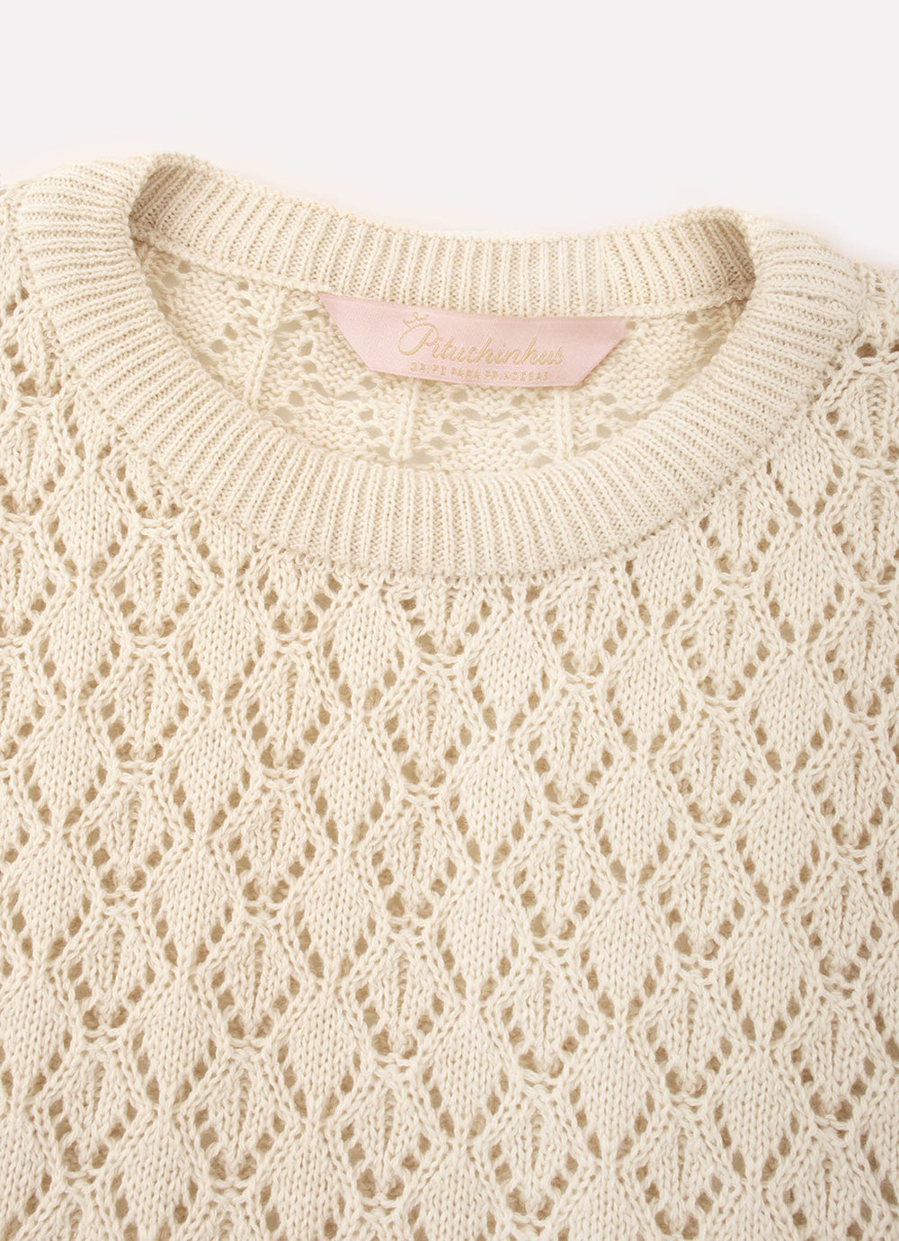 Blusa Tricot Ponto Rendado