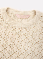 Blusa Tricot Ponto Rendado
