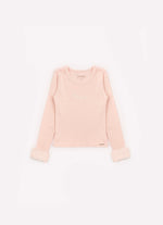 Blusa Ribana Gola E Punho Pele