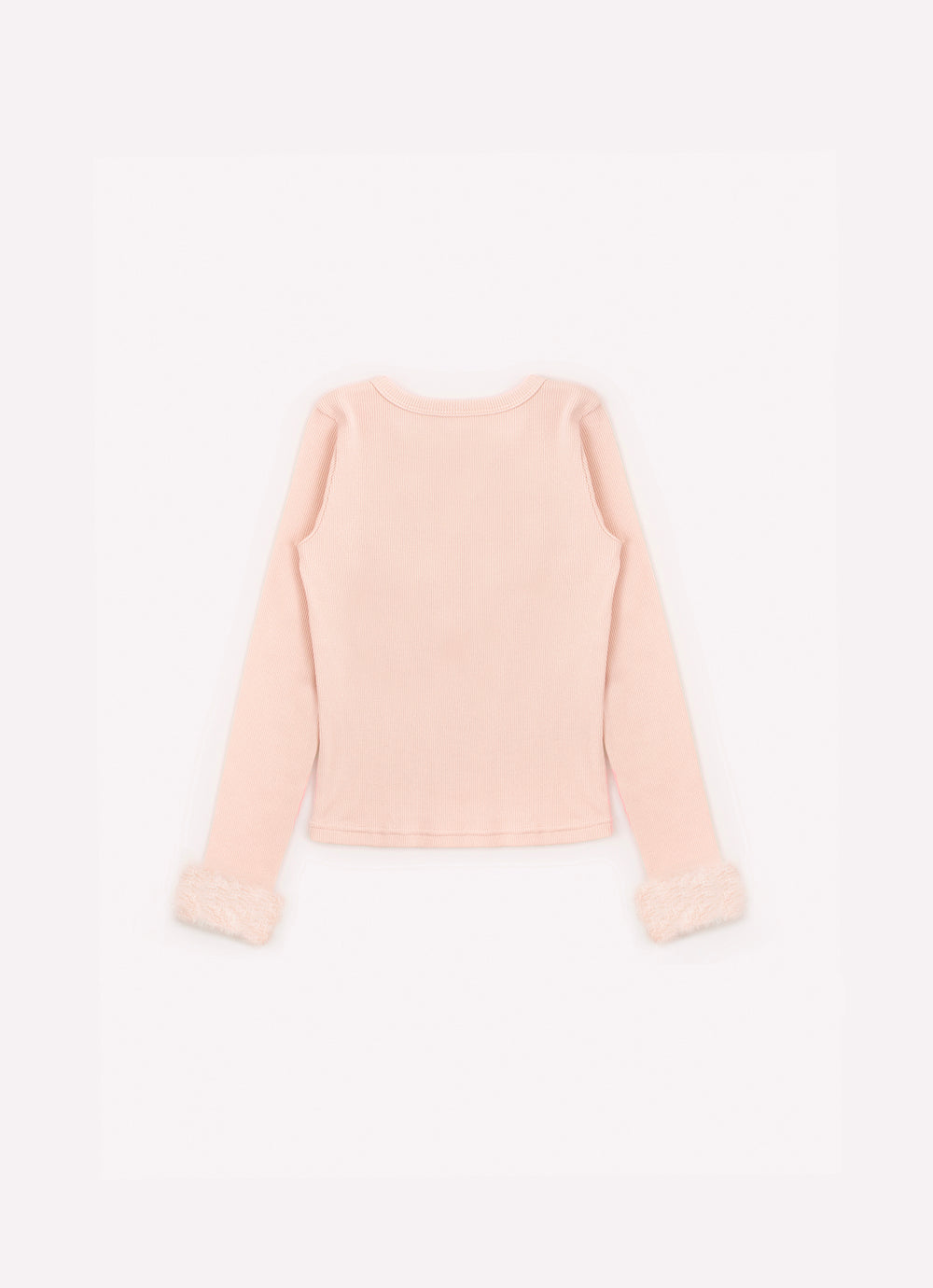 Blusa Ribana Gola E Punho Pele