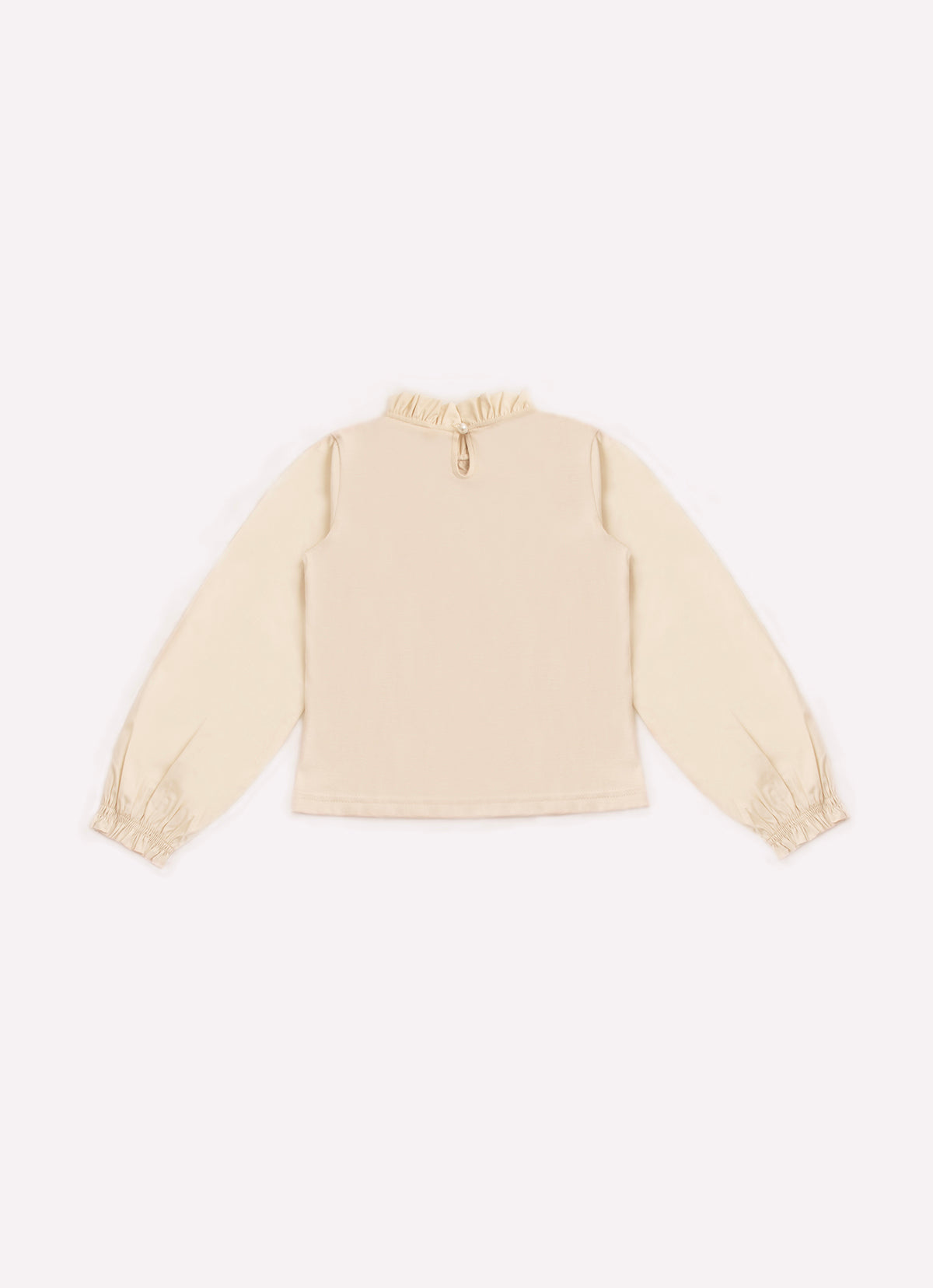Blusa Cotton Manga e Decote Tricoline