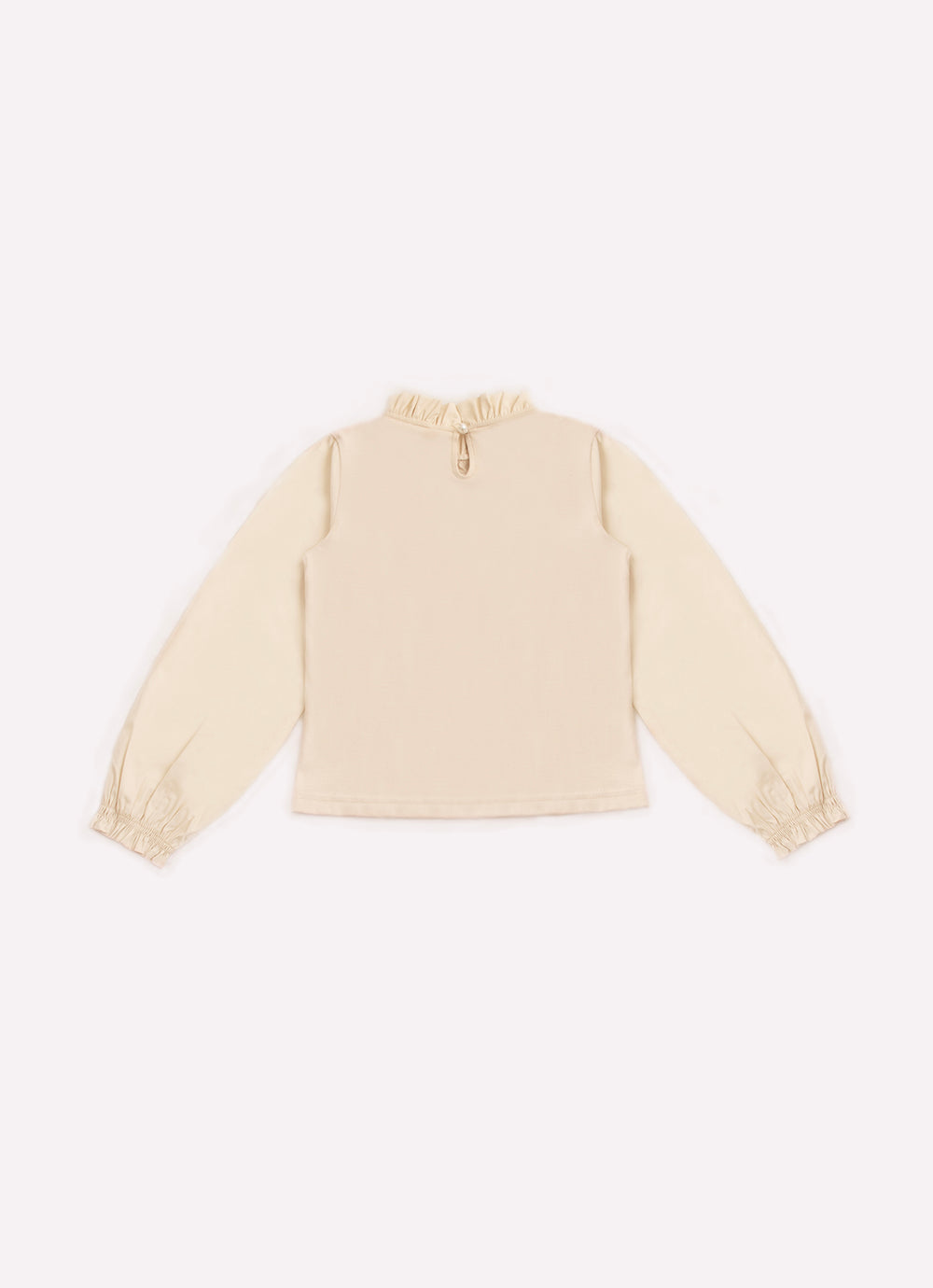 Blusa Cotton Manga e Decote Tricoline