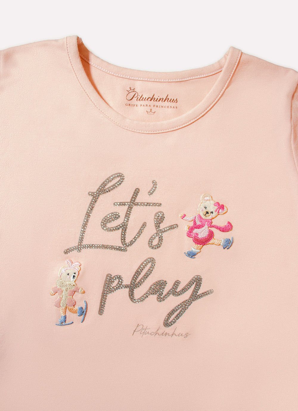 Blusa Cotton Serigrafia Let´s Play