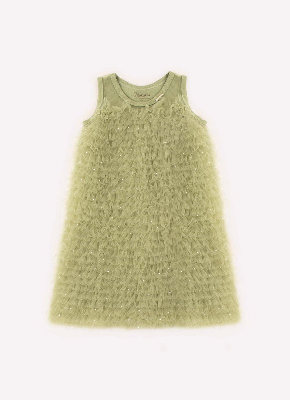 Vestido Babadinhos Tule Cristal