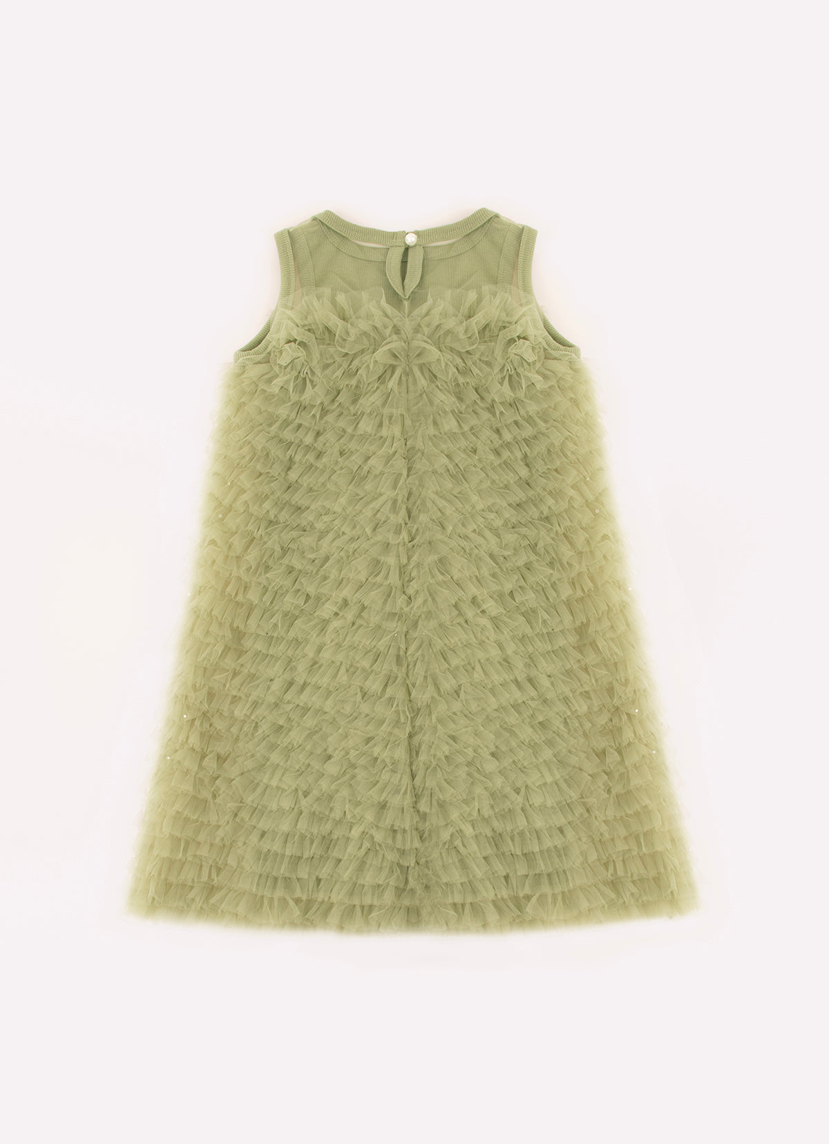 Vestido Babadinhos Tule Cristal