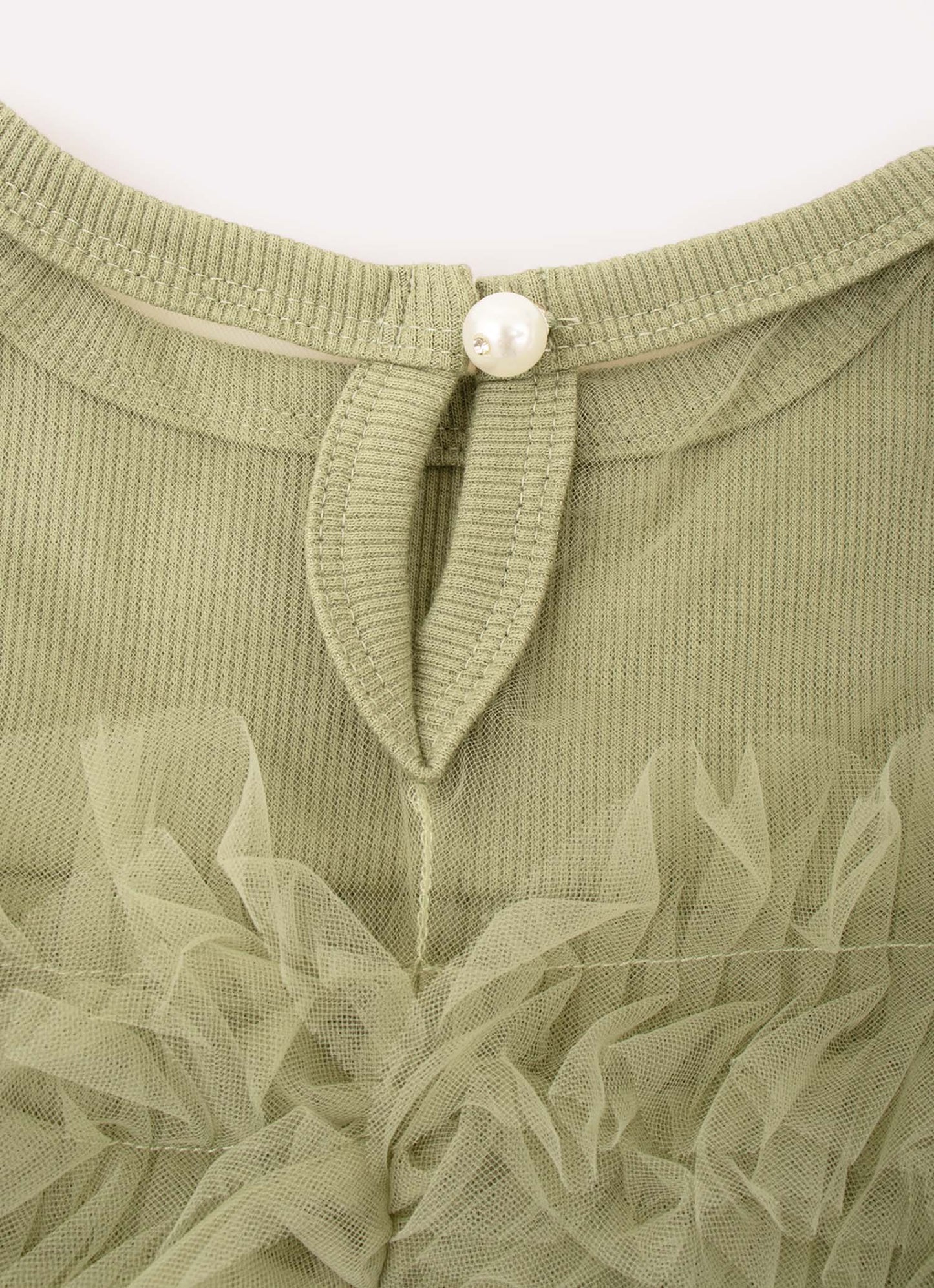 Vestido Babadinhos Tule Cristal