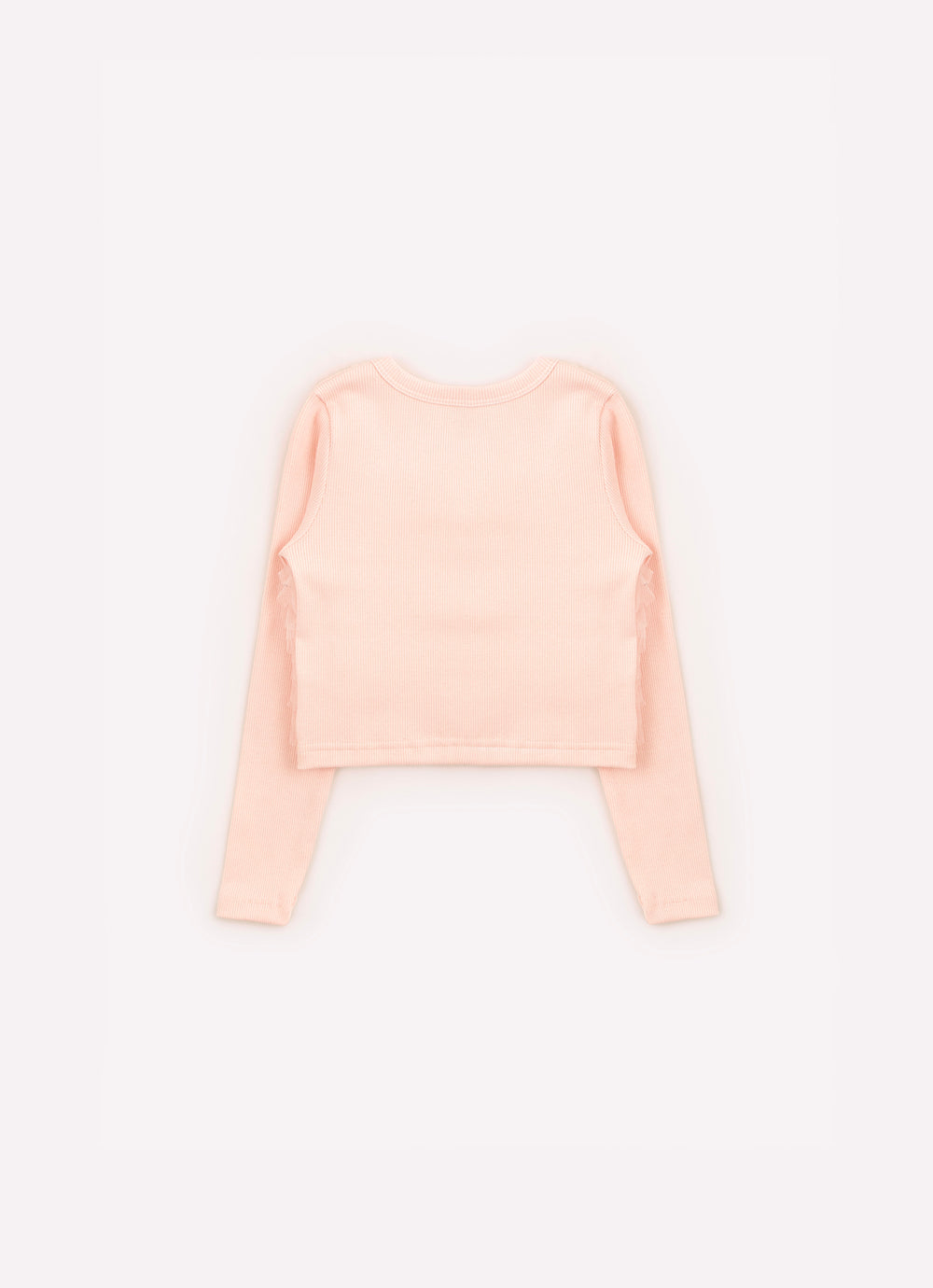 Blusa Cropped Ribana Tule Cristais