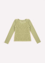 Blusa Ribana Babadinhos Tule Cristal