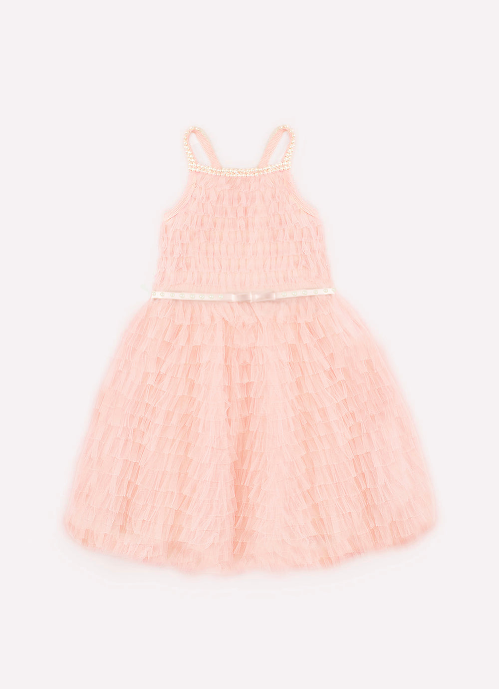 Vestido Conceito Babadinhos Tule Pérolas