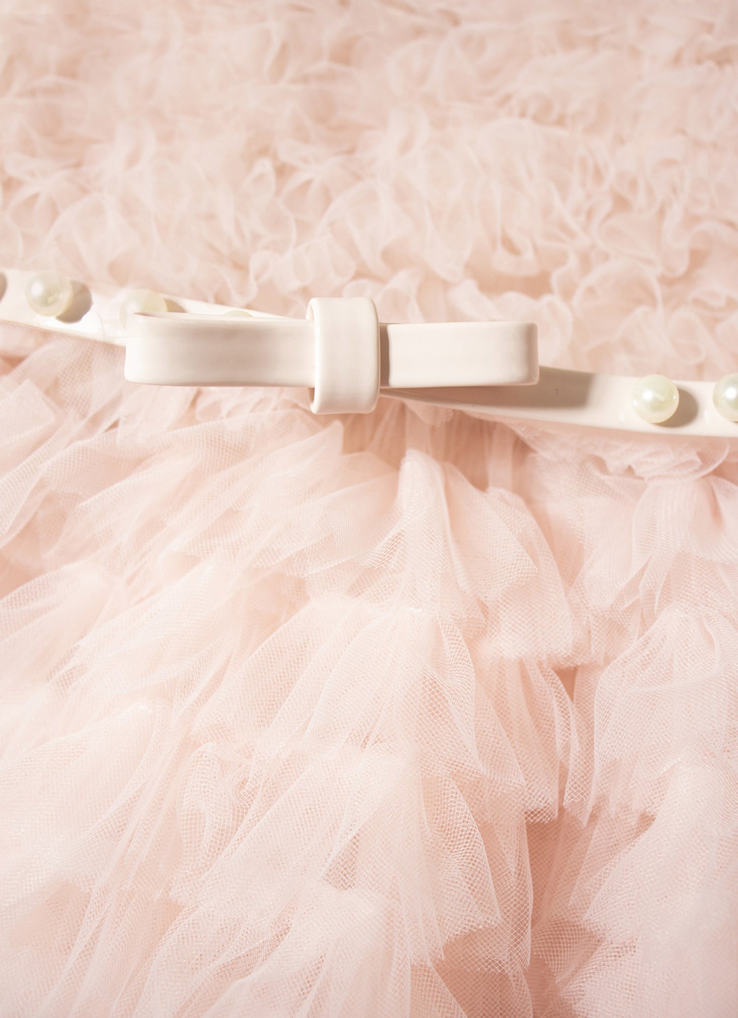 Vestido Conceito Babadinhos Tule Pérolas