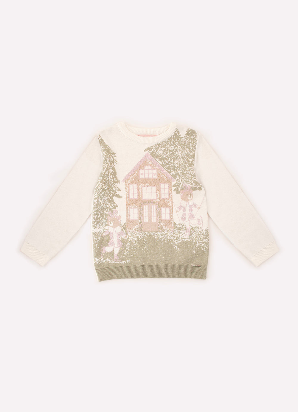 Blusa Tricot Cenário Neve Cristal