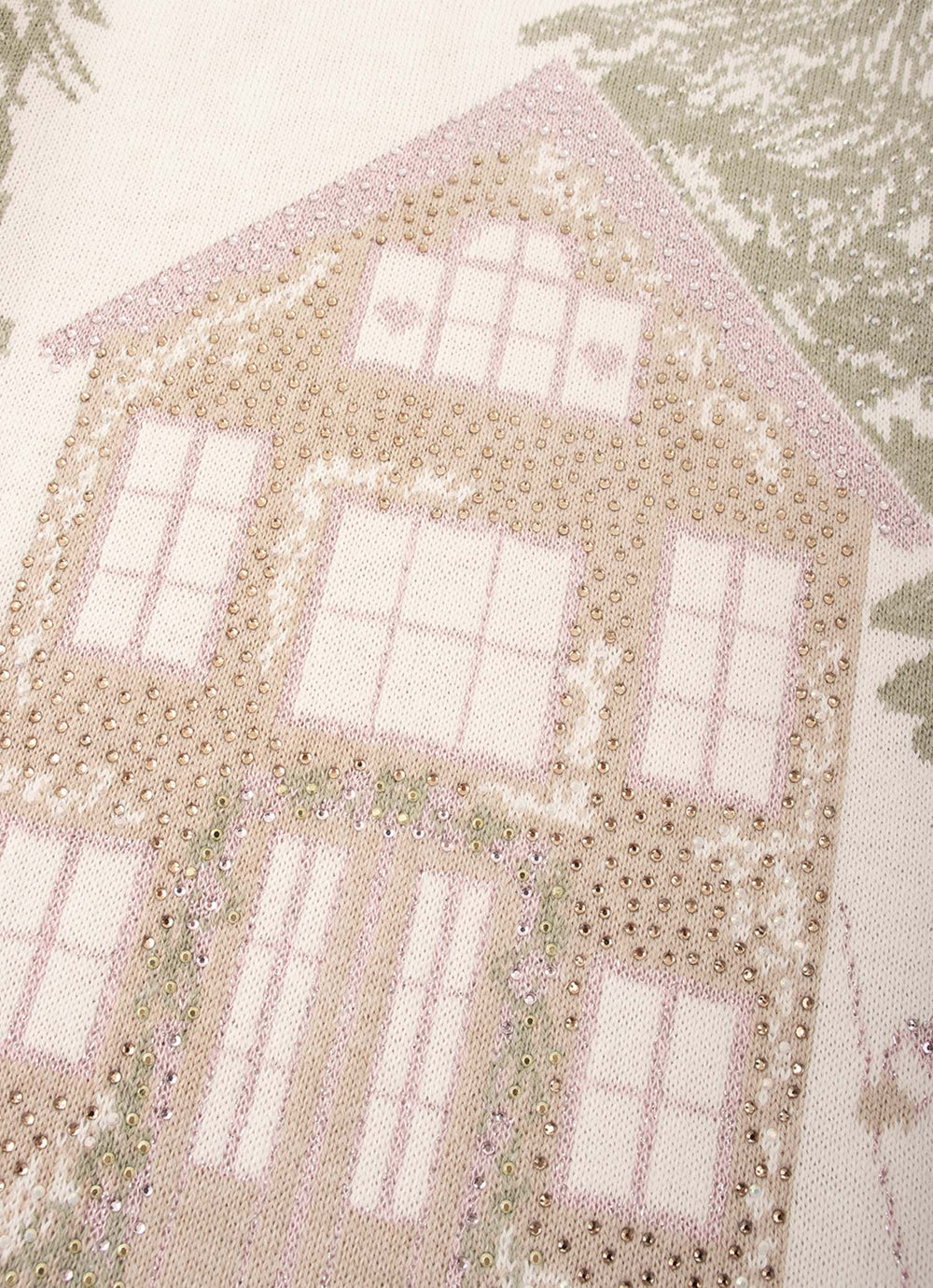 Blusa Tricot Cenário Neve Cristal