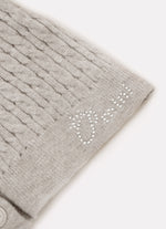 Casaco Tricot Ponto Trançado