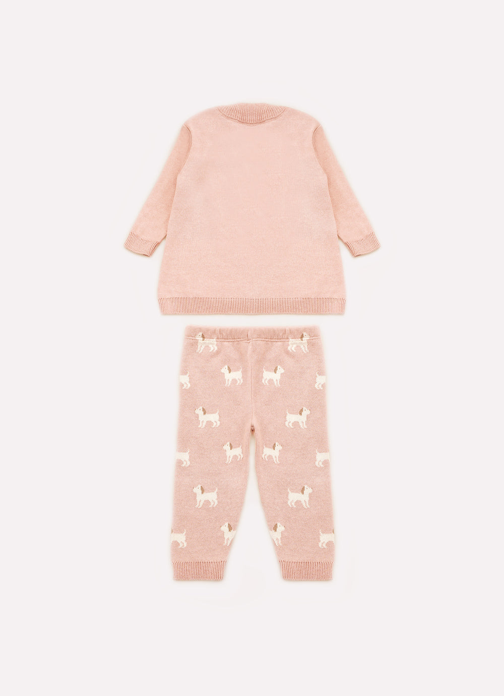 Conjunto Tricot Blusa Cachorinho e Legging