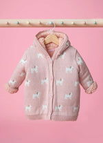 Maxi Casaco Tricot Cachorrinhos