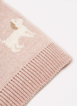 Maxi Casaco Tricot Cachorrinhos