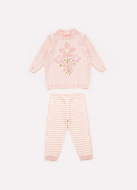 Conjunto Tricot Blusa Legging Listrada
