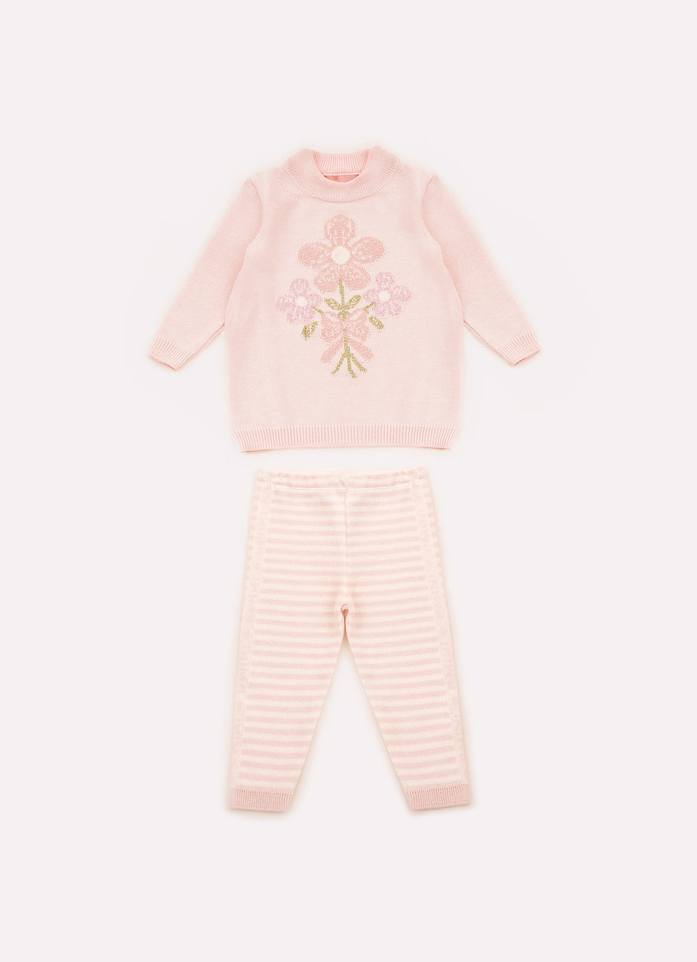 Conjunto Tricot Blusa Legging Listrada
