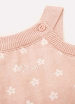 Macacão Tricot Florzinhas