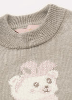 Conjunto Tricot Blusa Ursinha e Legging