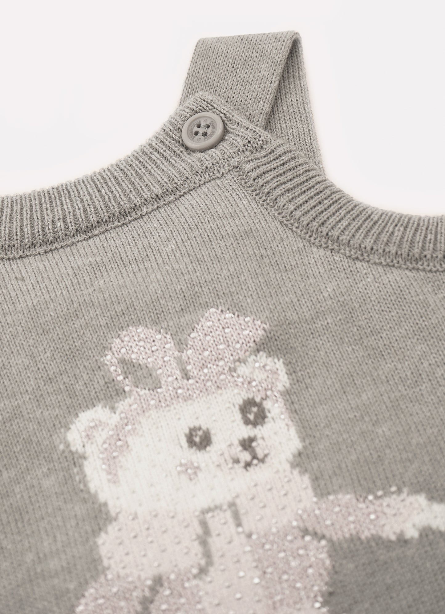 Macacão Tricot Ursinha Cristal