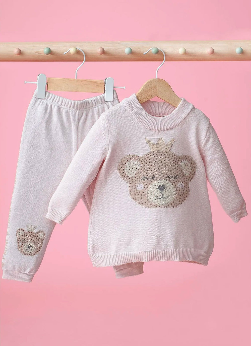 Conjunto Tricot Ursa Cristais