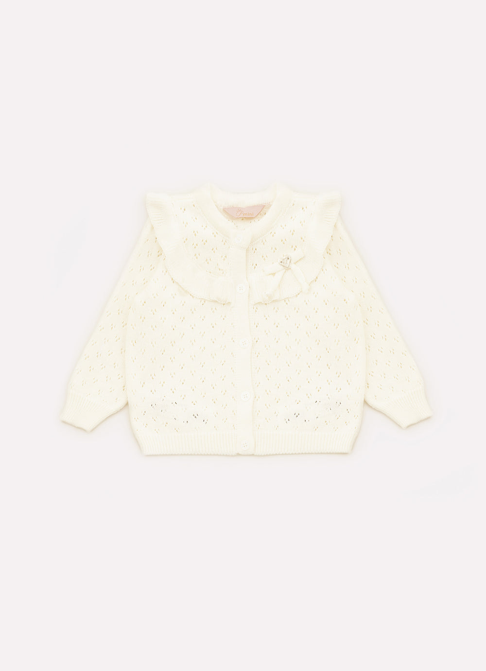 Casaco Tricot Ponto Renda