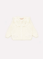 Casaco Tricot Ponto Renda