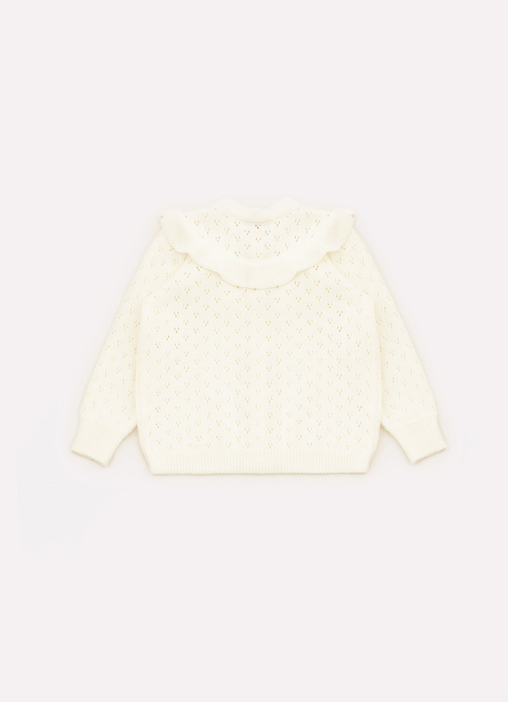 Casaco Tricot Ponto Renda