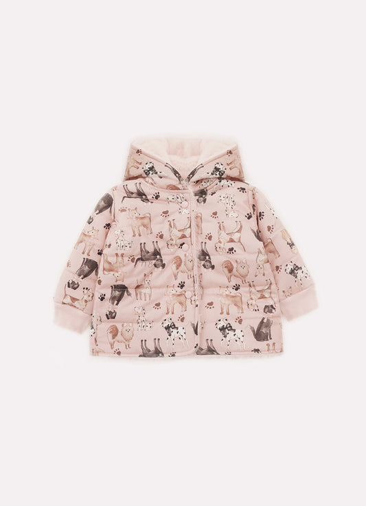 Casaco Puffer Algodao Cachorrinhos