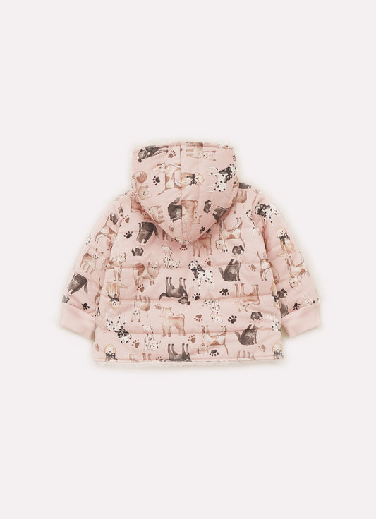Casaco Puffer Algodao Cachorrinhos