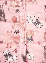 Vestido Puffer Cachorrinhos