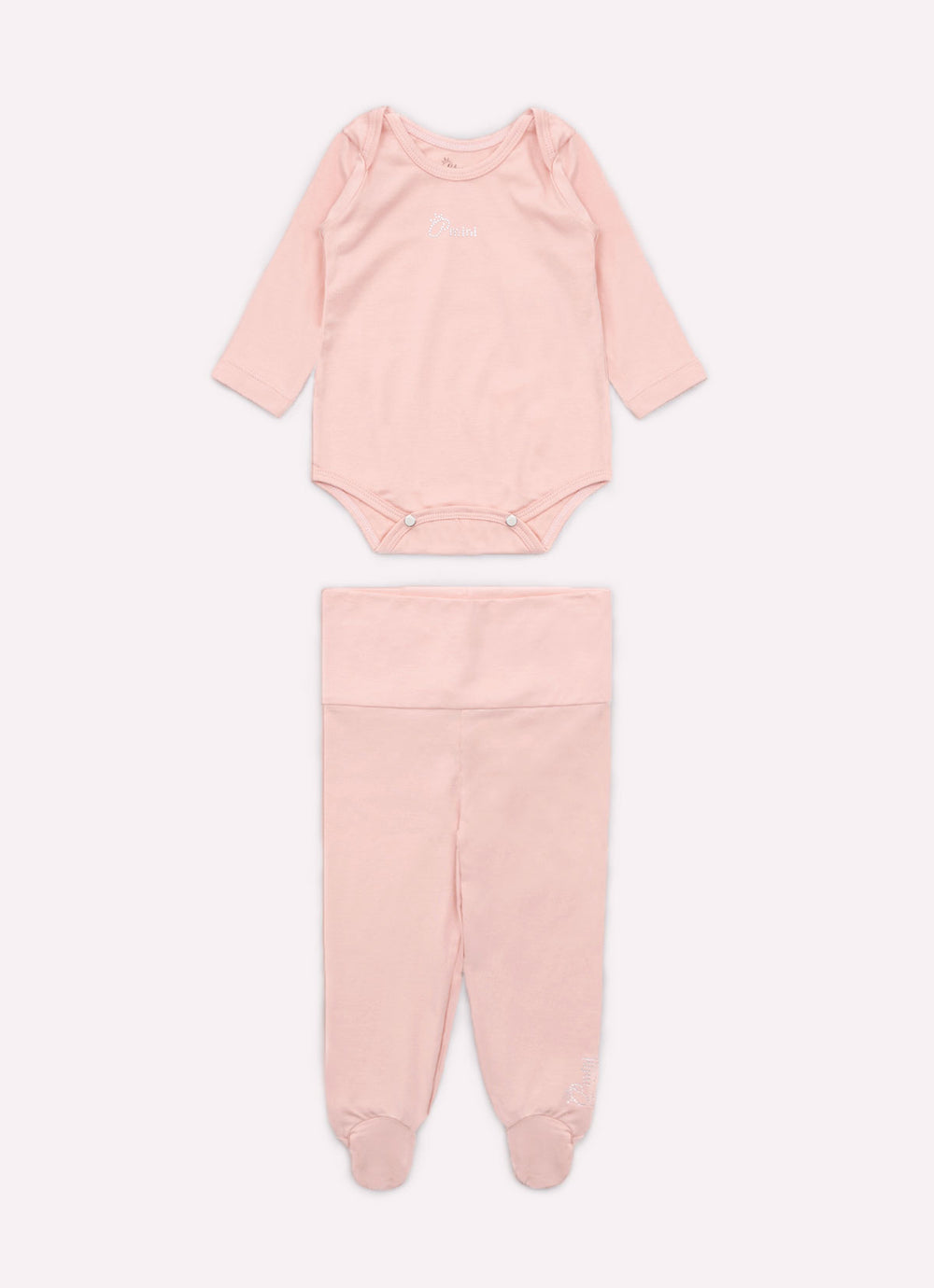 Conjunto Body e Calça Com Pé Cotton Pima