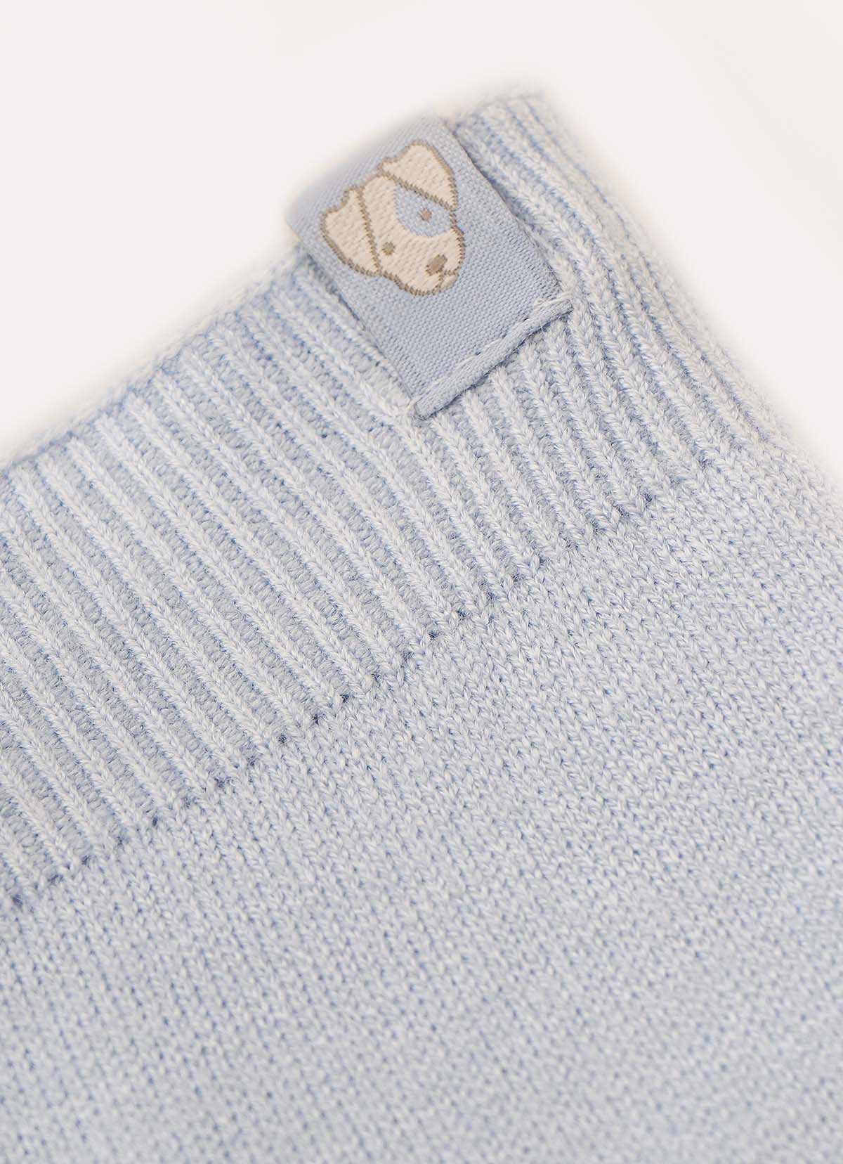 Calça com Pé Tricot Sem Costura