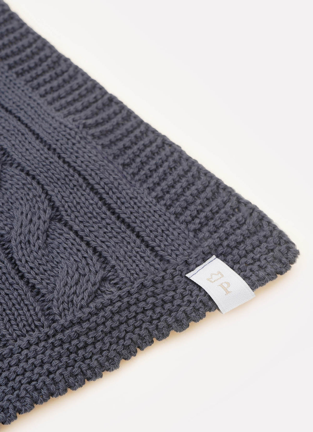 Manta Tricot Ponto Trança