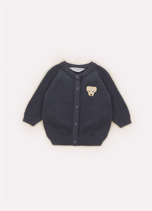 Casaco Tricot Ponto Texturizado