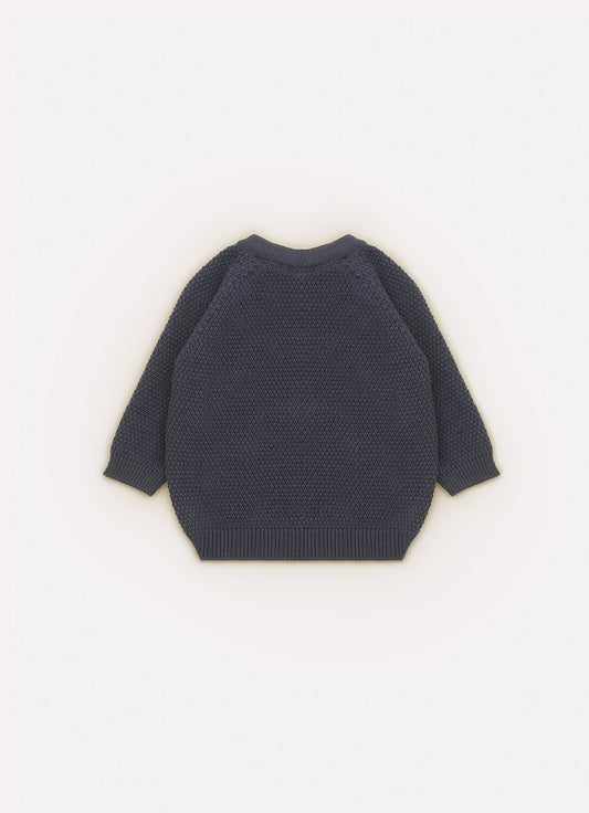 Casaco Tricot Ponto Texturizado