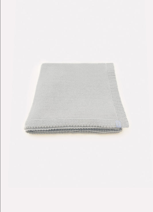 Manta Tricot Ponto Crochê