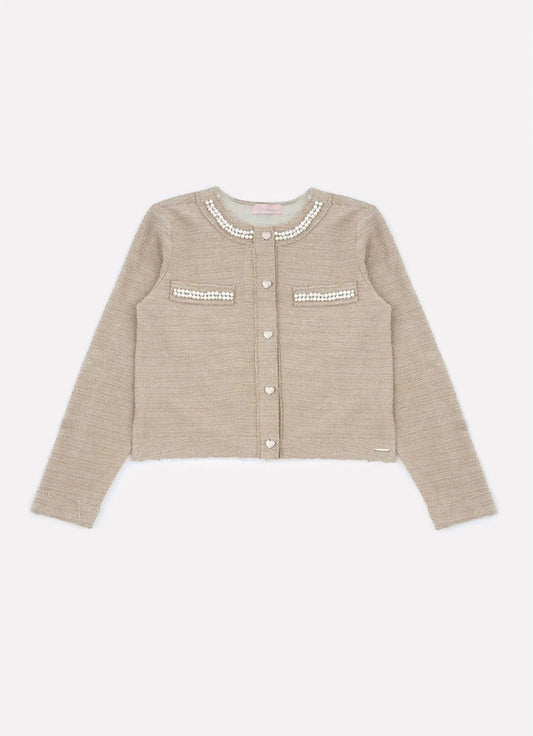 Casaqueto Boucle Bordados Mãe