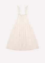 Vestido Broderi Laços Ombros