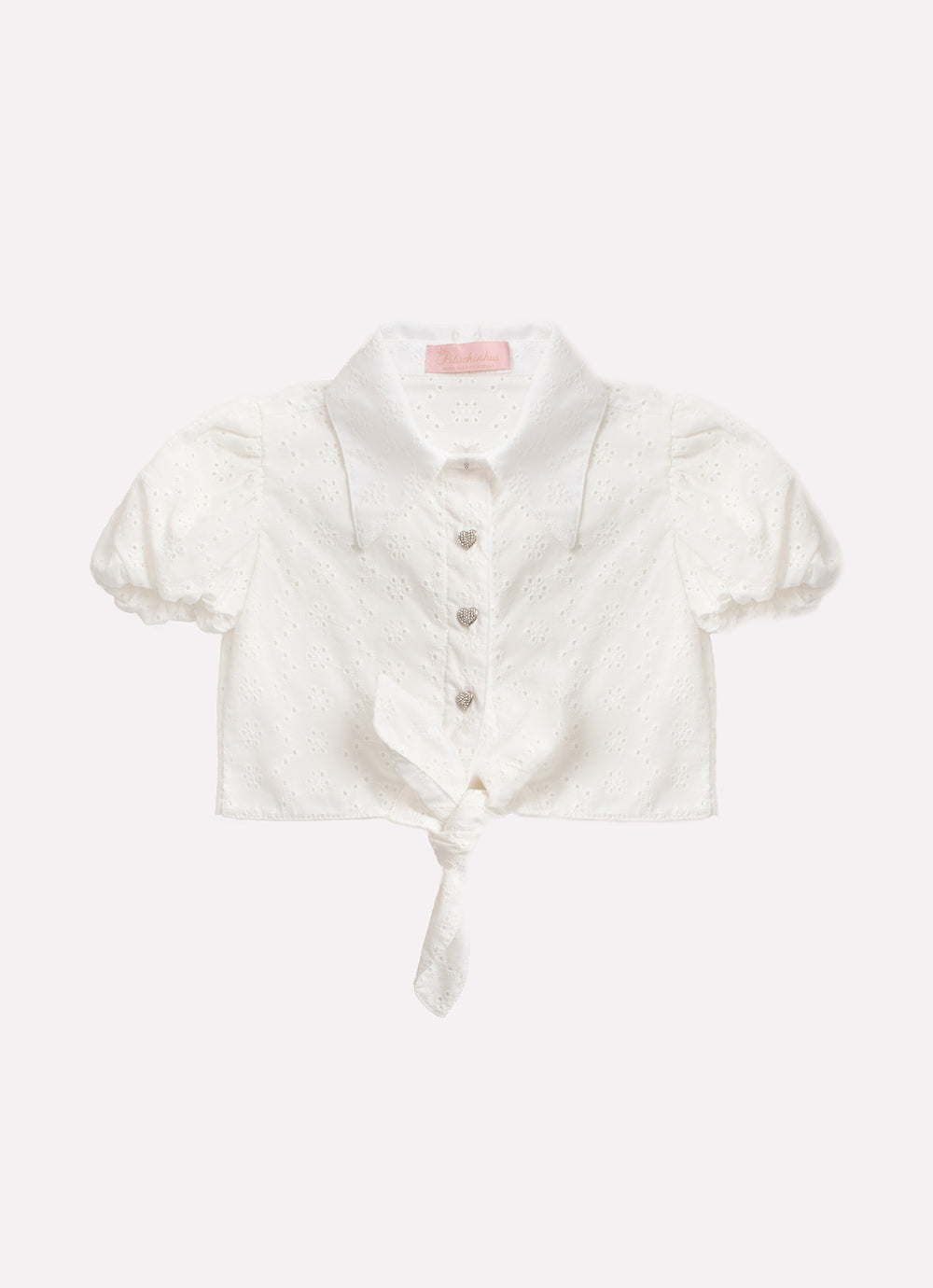 Camisa Broderi Nó Botões Joia (Cópia)