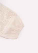 Blusa Bata Algodão Broderi e Renda